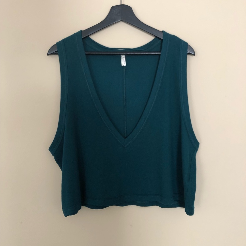 Intimately Free People Baring It V Neck Crop Tank